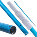 Custom-Length Telescopic Pool Cleaning Pole: 0.8/1.1mm Thick with Non-Slip Handle for Efficient Filter Maintenance